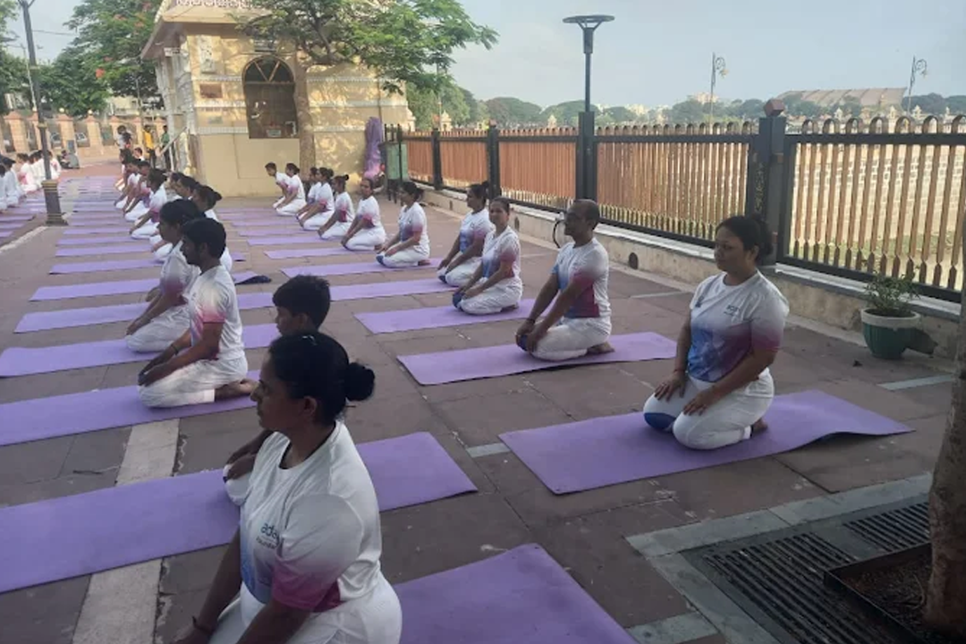Shree Kunvarbai Jain Dharmshala Yoga Session